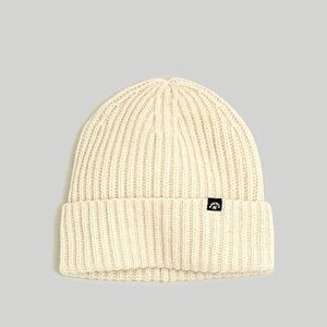 NWT Madewell Ribbed Cuffed Beanie Wool Blend Adult New with tags